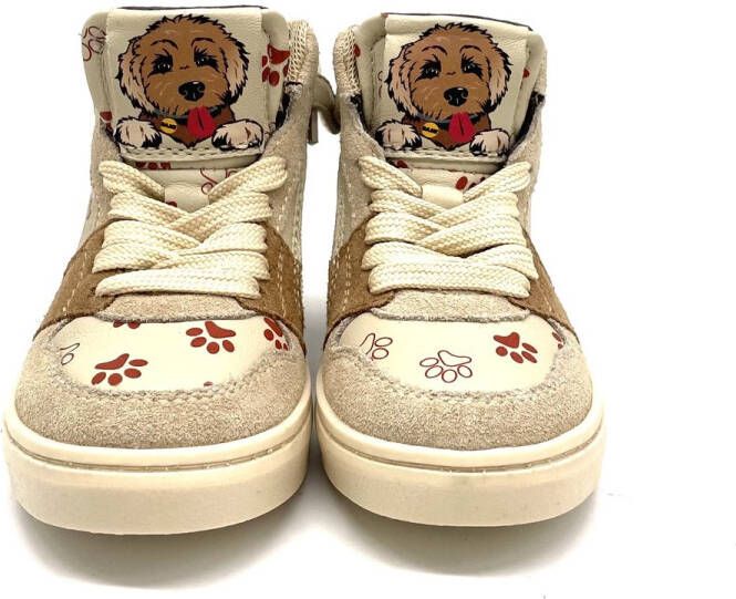 Bam Mini sneakers voor kinderen hoog 19 Kinderen Beige