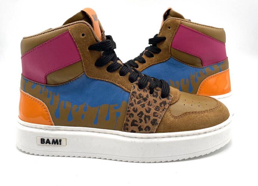 Bam sneakers voor kinderen hoog 28 Kinderen Bruin