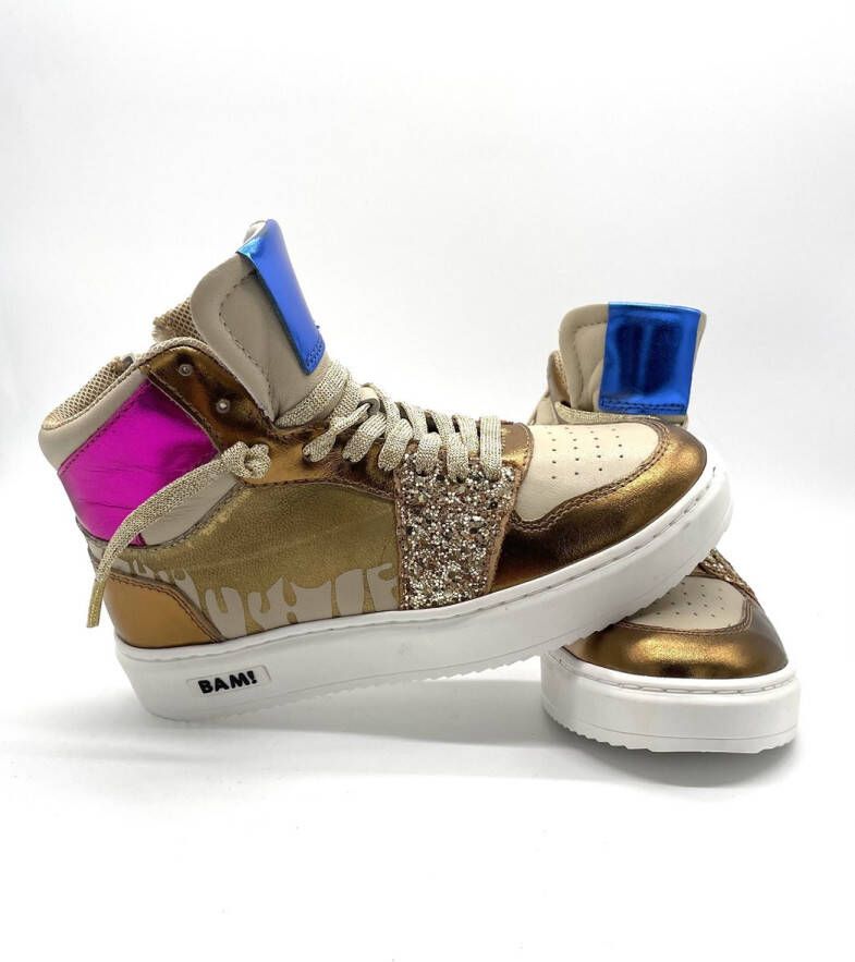 Bam sneakers voor kinderen hoog 40 Kinderen Goud