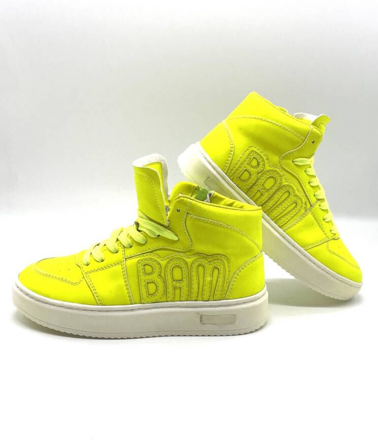 Bam Sneaker mid 27 Kinderen Geel