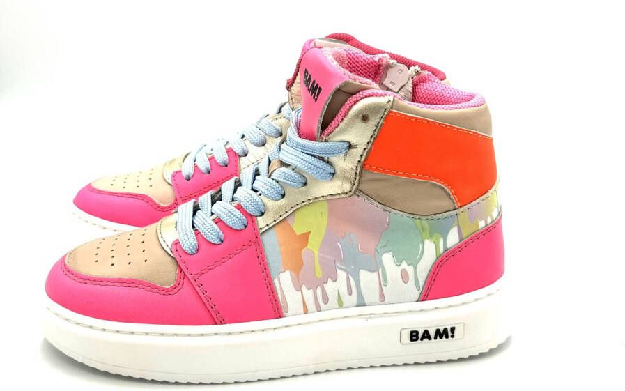 Bam sneakers voor kinderen halfhoog 28 Kinderen Roze