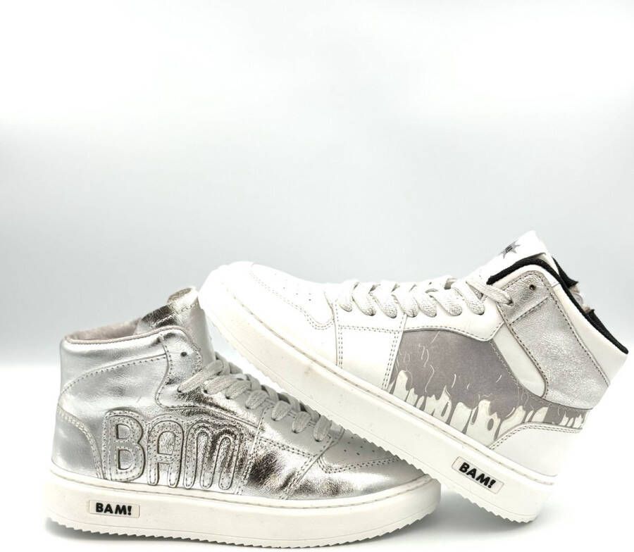 Bam sneakers voor kinderen hoog 36 Kinderen Zilver