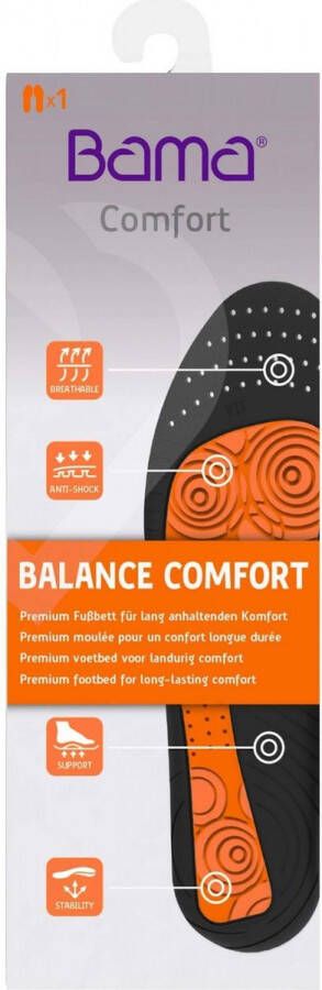 Bama Balance Comfort voetbed premium binnenzool voor meer comfort bij elke stap unisex bruin