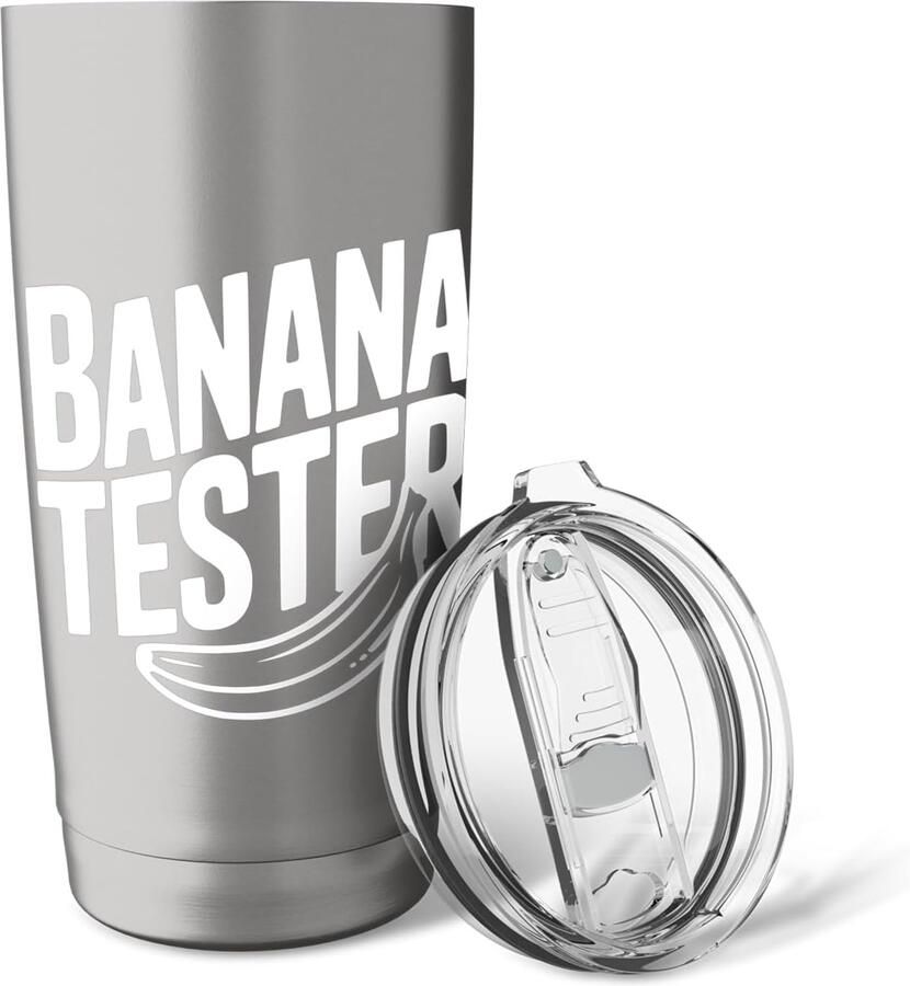 Banaanentest voor fruitliefhebbers dubbelwandige thermobeker