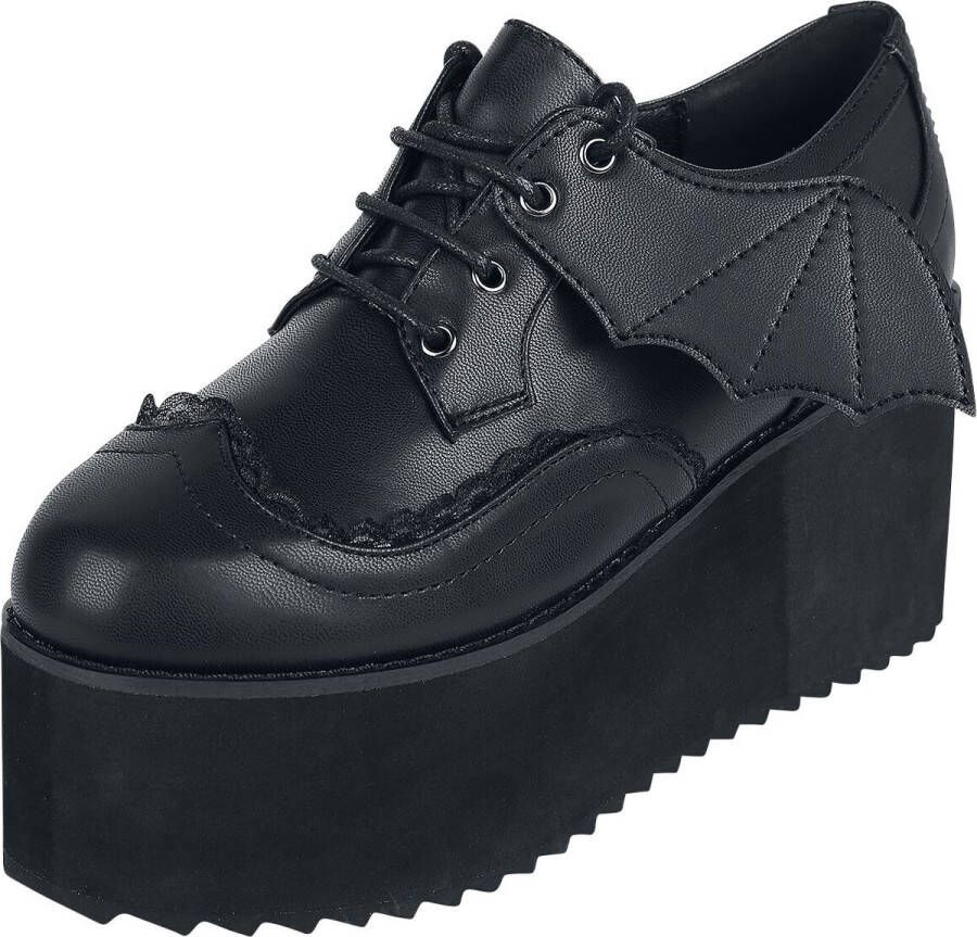 Banned Alternative Banned WILLOW Creepers zwart Polyurethaan Gothic Industrial Steampunk