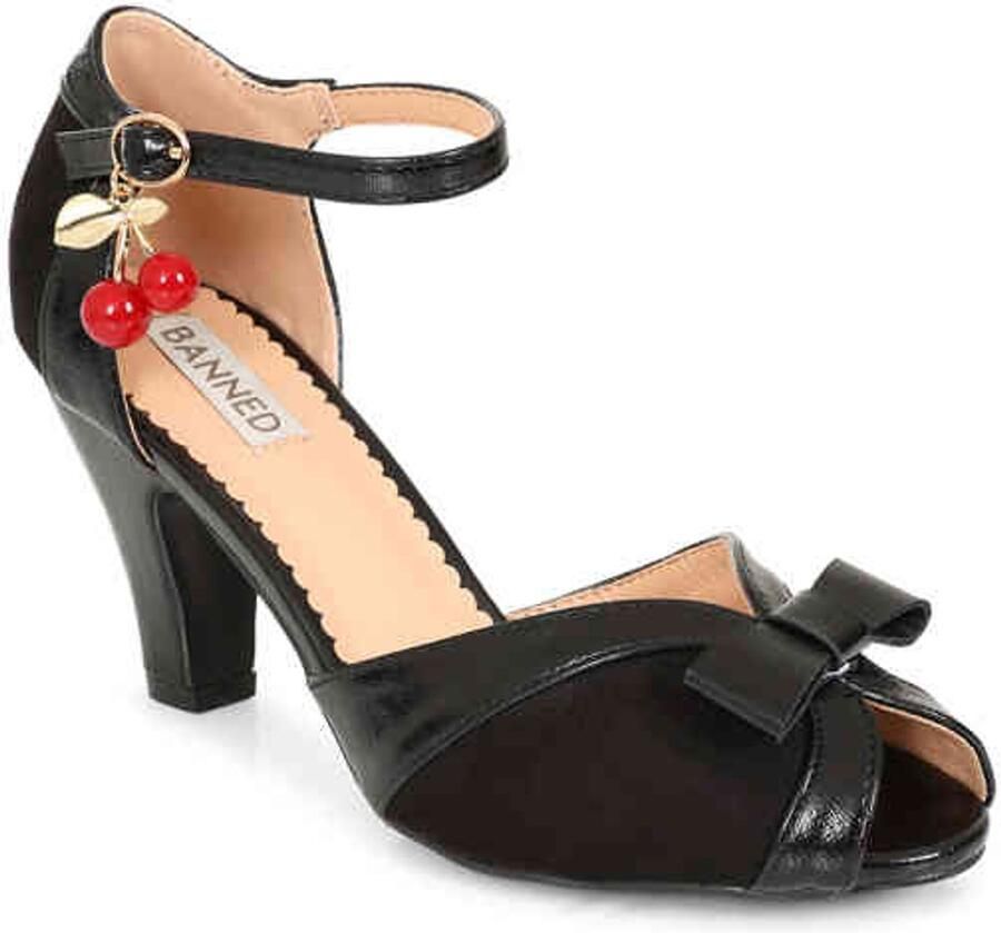 Banned Kelly Lee With Cherry Charm Pumps 40 Shoes Zwart