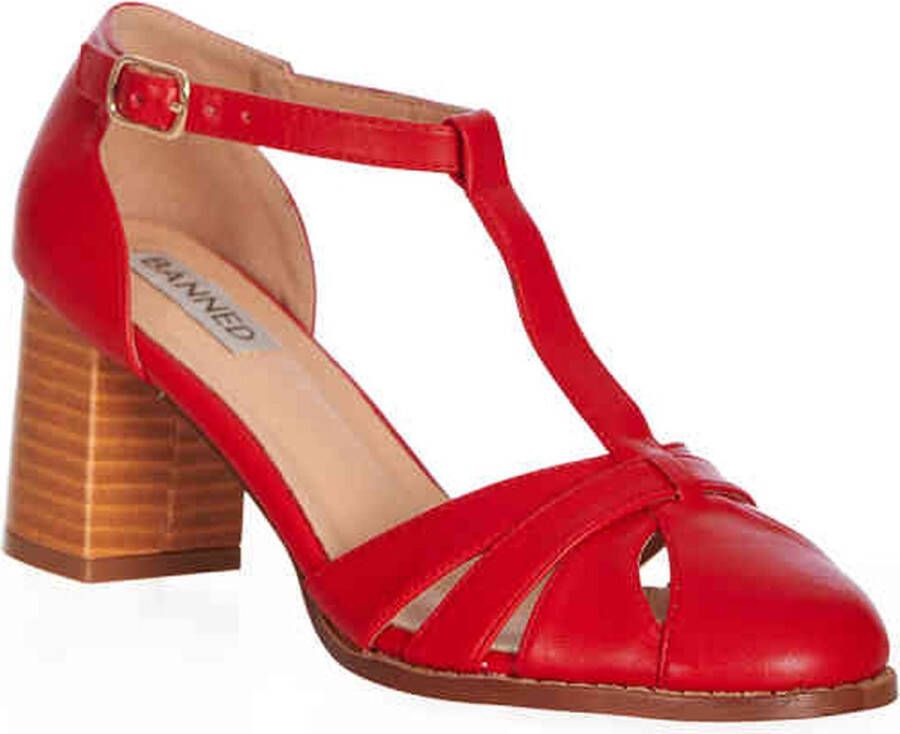 Banned Fancy Footwork Sandaal met enkelband 38 Shoes Roze