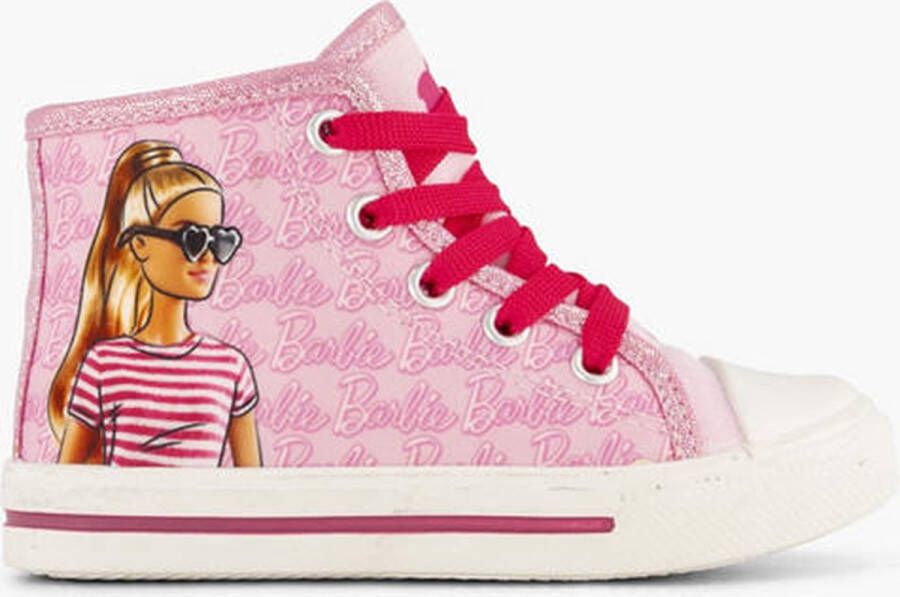 Barbie Roze hoge sneaker