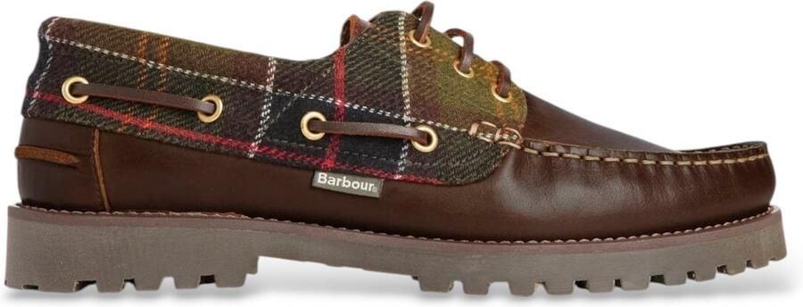 Barbour Veterschoenen van echt rundleer model 'Deck'