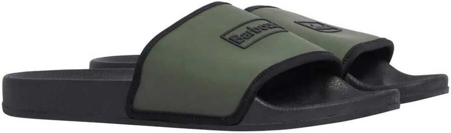 Barbour Cresswell Slippers Groen Man