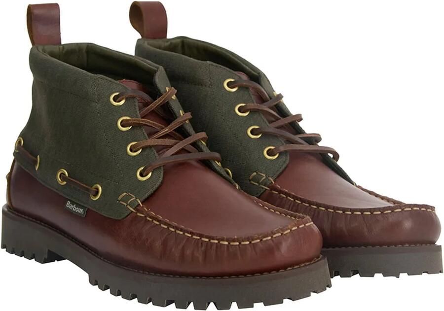 Barbour Harle Laarzen Bruin Rood Man