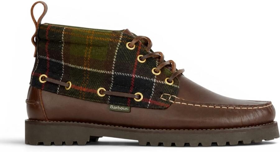 Barbour Harle Mid Chukka bruine leren enkellaarzen