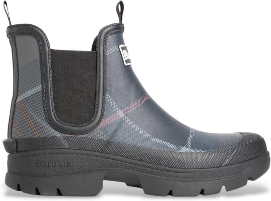 Barbour Nimbus Wellingtons Boot Classic Tartan Marineblauw Heren Boots