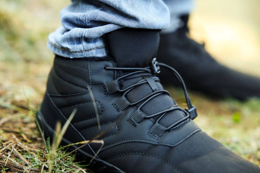Bare Basics ArcticBare Onyx Barefoot Winterschoenen Warm Waterbestendig & Antislip Zool Brede Teenruimte & Flexibel Comfort