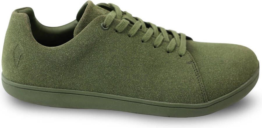 Bare Footwear Bareshoes Casual Suede Groen Barefoot schoenen voor Dames en Heren