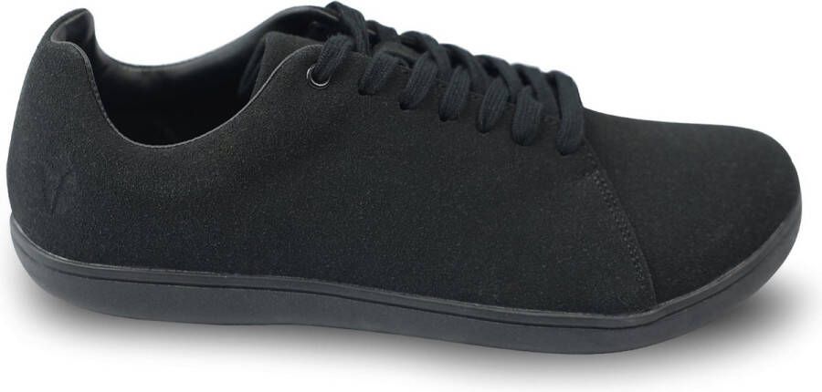 Bare Footwear Bareshoes Casual Suede Zwart Barefoot schoenen voor Dames en Heren