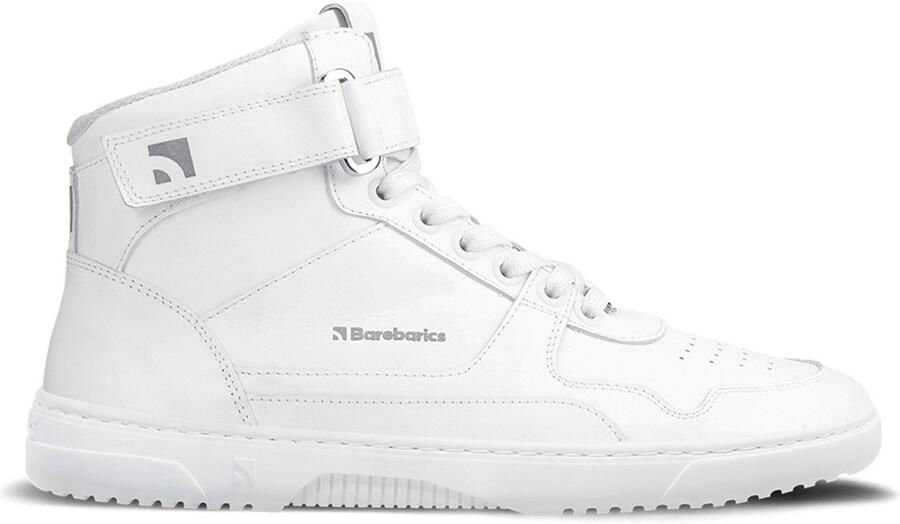 Barebarics Zing High Top Barefoot Leer Schoenen Wit