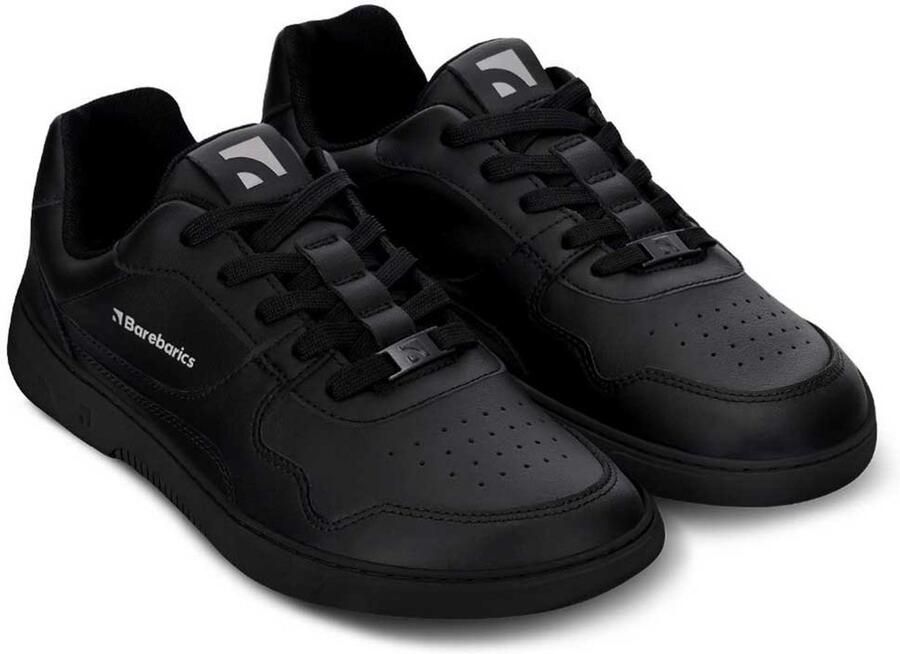 Barebarics Zing Leather Barefoot Schoenen Zwart Man