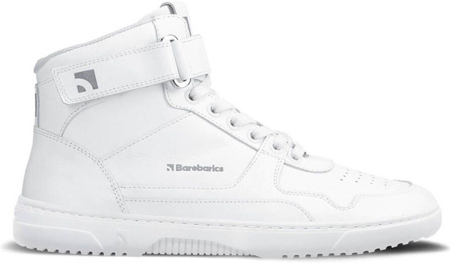Barebarics Zing High Top Barefoot Leer Schoenen Wit