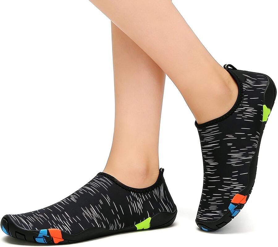 Barefoot Schoenen 2XS Lengte Waterschoenen Aquashoes Afzwemschoenen Zwemles & Fitness Sportschoenen Waterschoenen voor en snel drogende zwemsokken zwembadschoenen strandschoenen