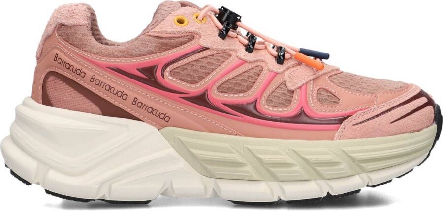 BARRACUDA Lage Sneakers Dames Bd1525 Maat: 39 Materiaal: Textiel Kleur: Roze