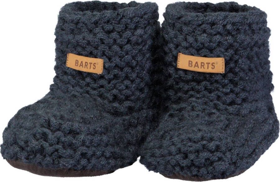 Barts baby slofjes Yuma donkerblauw Jongens Meisjes Acryl S
