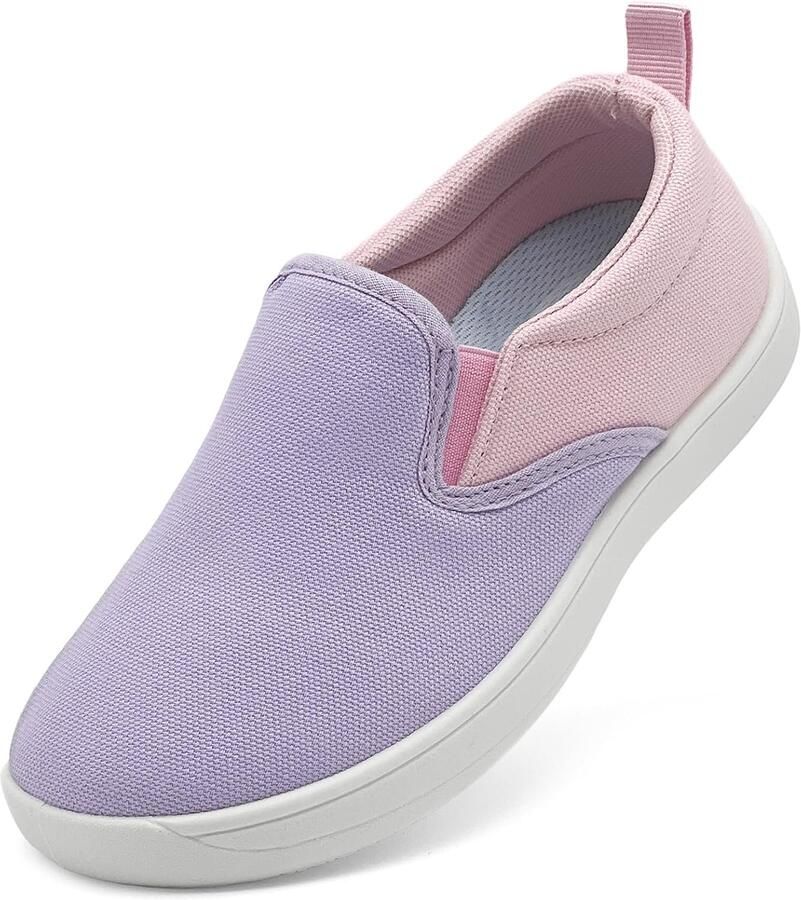 Barvoetjes voor kinderen breed slip-on canvas