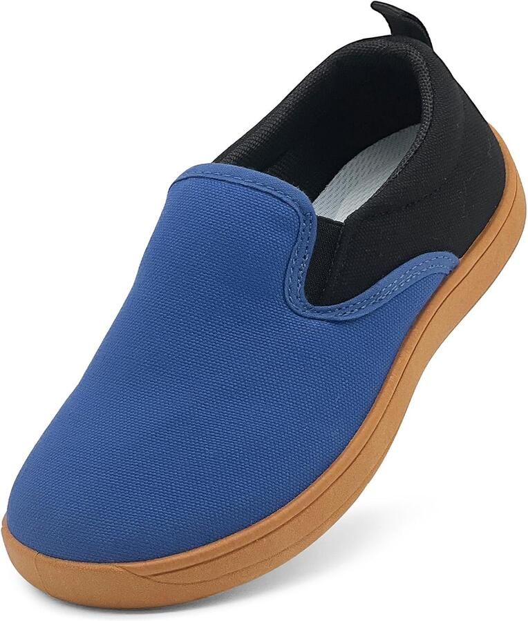Barvoetjes voor kinderen breed slip-on canvas