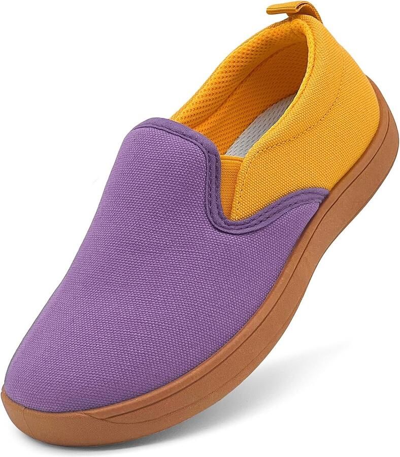 Barvoetjes voor kinderen breed slip-on canvas