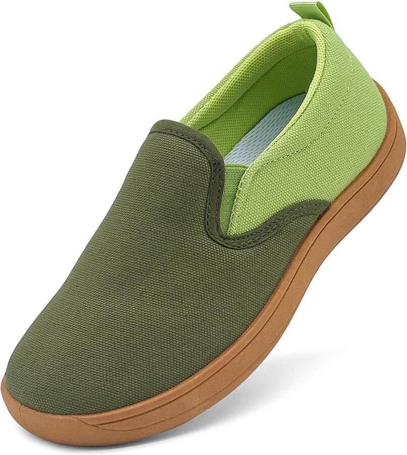 Barvoetjes voor kinderen breed slip-on canvas