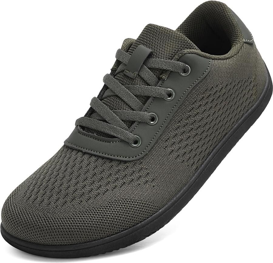 Barvoetsschoenen voor en breed teenvak zero-drop zool licht ade d en antislip