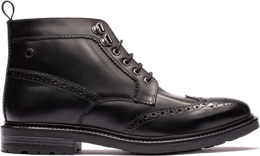 Base London Foster Black FW Laced Boots