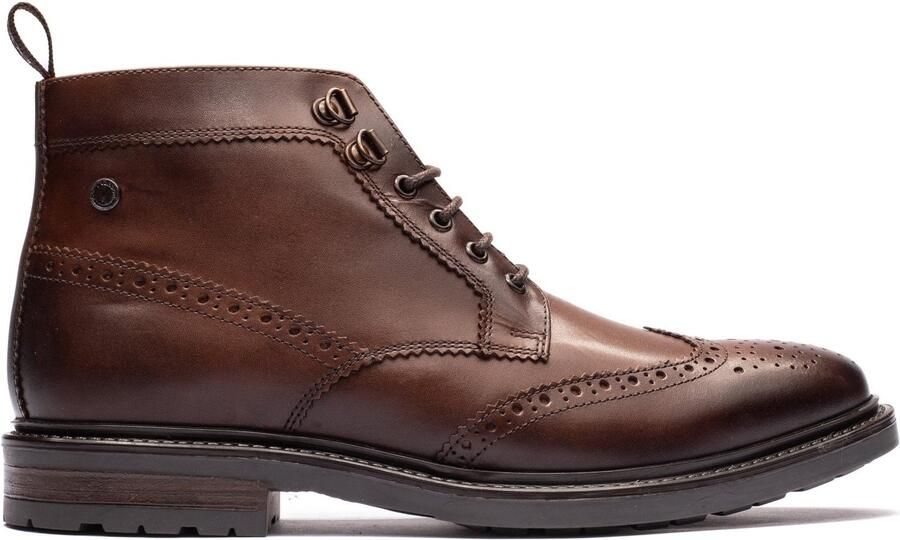 Base London Foster Brown FW Laced Boots