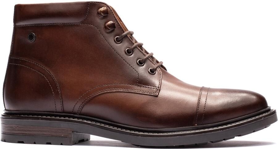 Base London Porter Brown FW Laced Boots