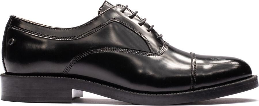 Base London Roma Black FW Lace Up Casual Shoes