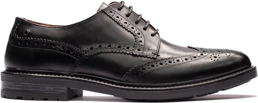 Base London Tanner Black FW Lace Up Casual Shoes
