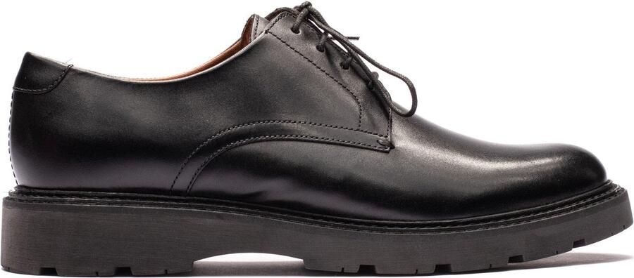 Base London Vector Black FW Lace Up Casual Shoes