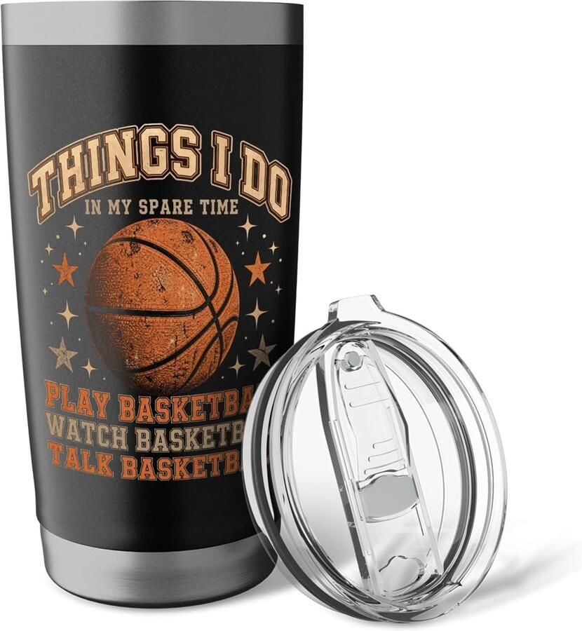 Basketbal Thermobeker Dubbelwandig