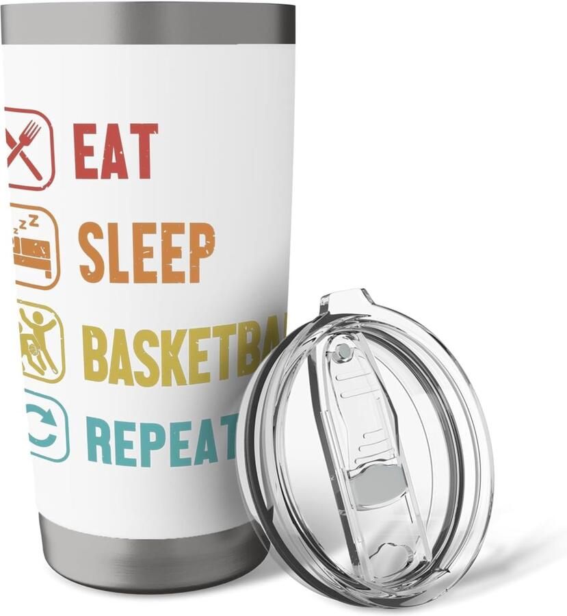 Basketbal Thermobeker Dubbelwandig