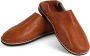 Safaary Marokkaanse Babouches Heren Natural - Thumbnail 1