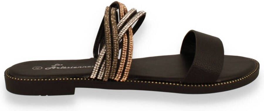 BBS Mode-mania Dames Slipper Zwart