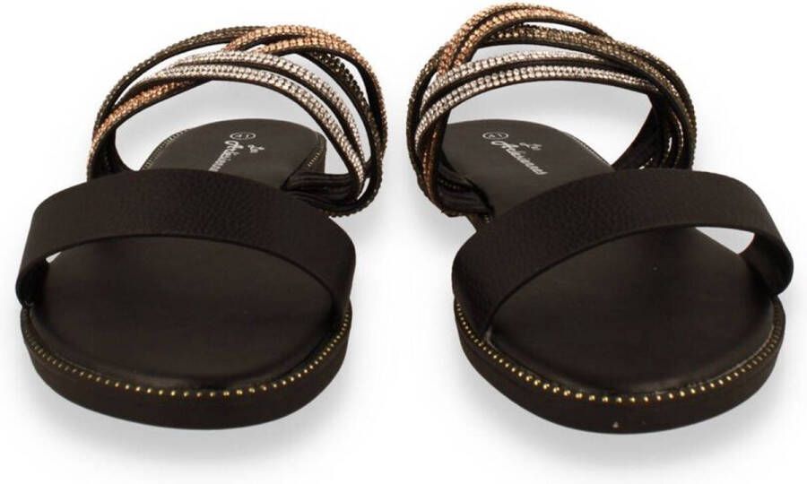 BBS Mode-mania Dames Slipper Zwart - Foto 2