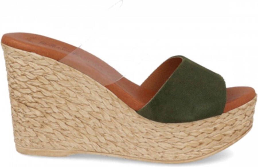 BDA Leren Plateau Sandalen transparante