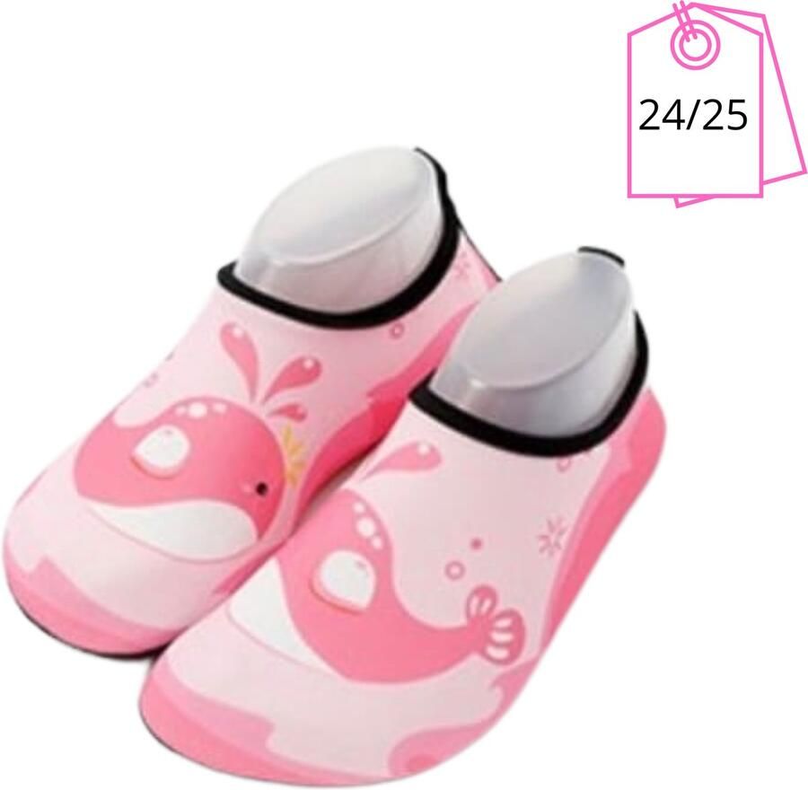 BDGoods Strandschoenen Kinderen Roze Anti Slip Extra Grip Zwemschoenen Kind Aquaschoenen Zwemsokken Kinder Waterschoenen Walvissen Kinderschoenen Waterschoenen Dames Waterschoenen Kind