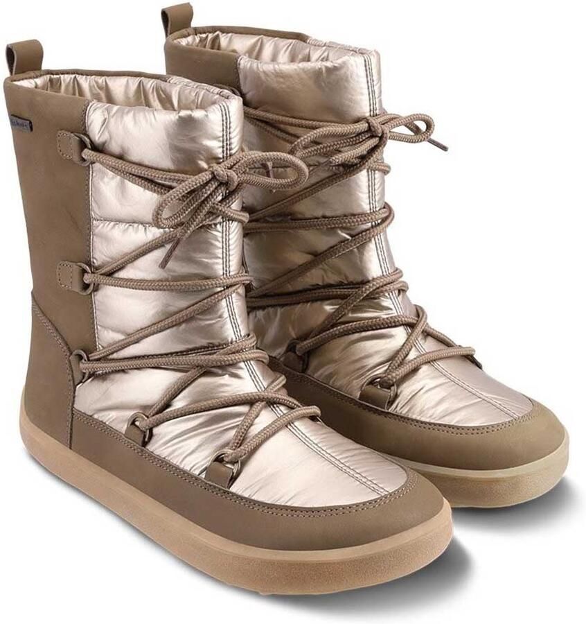 Be Lenka Snowfox Barefoot Sneeuwlaarzen Bruin Vrouw