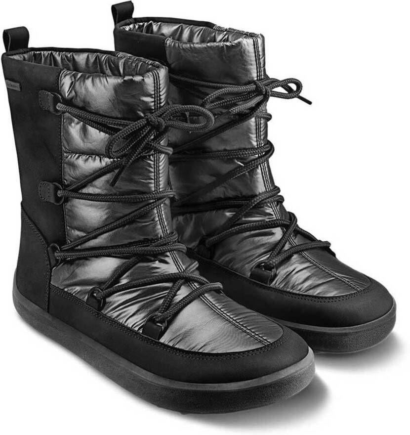 Be Lenka Snowfox Barefoot Sneeuwlaarzen Zwart Vrouw