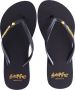 BeachyFeet Teenslipper Dames Azul Marino Flipflop Blauw zwart - Thumbnail 1
