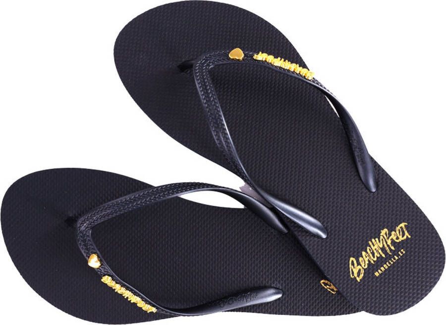BeachyFeet Teenslipper Dames Azul Marino Flipflop Blauw zwart