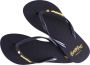 BeachyFeet Teenslipper Dames Azul Marino Flipflop Blauw zwart - Thumbnail 2