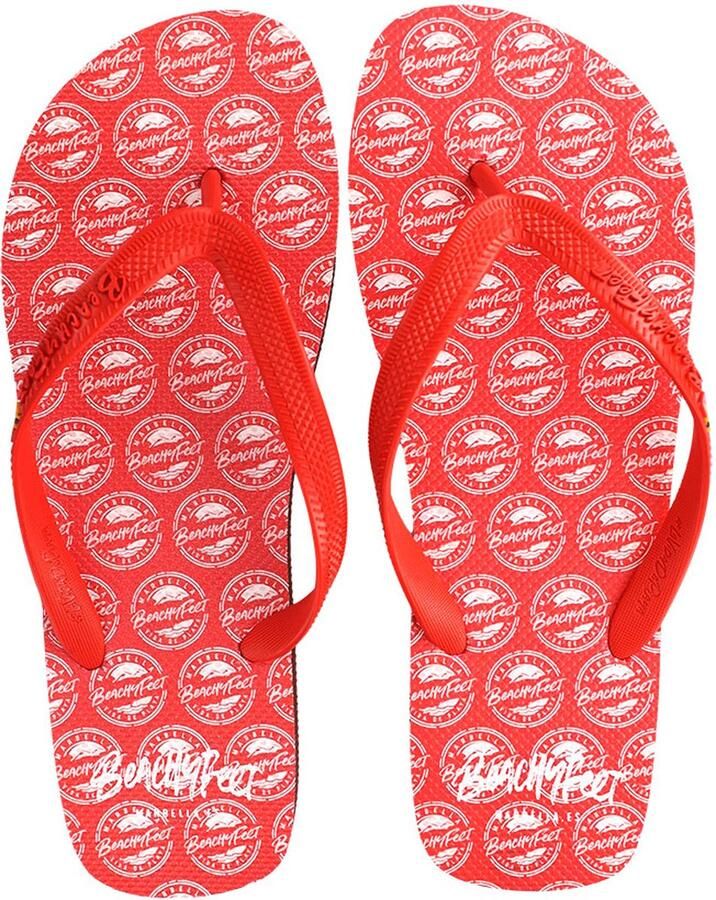 BeachyFeet slippers Logo AOP Rojo ( 44 )